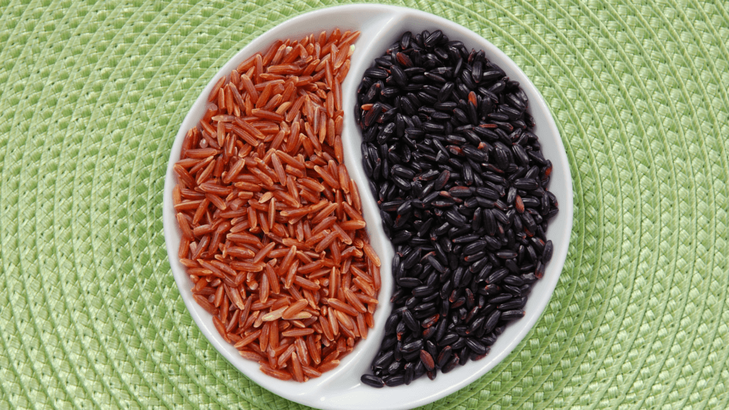 Black Rice & Red Rice  calories of 1 cup