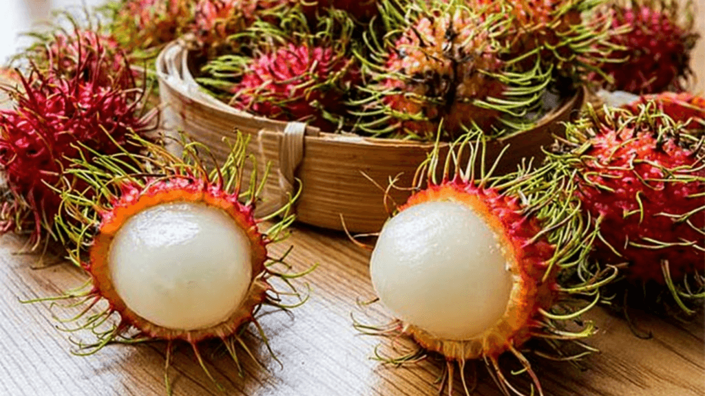  Extra source of antioxidants in rambutan fruits its Promotes digestive health